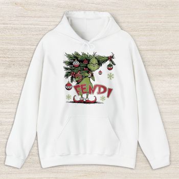 Christmas Grinch Shirt Grinchmas Vibes Fendi Unisex Hoodie TAH22006