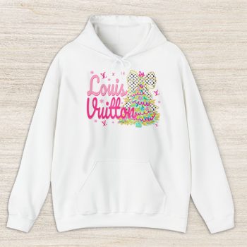 Colorful Glitter Holly Jolly Coquette Christmas Tree Louis Vuitton Unisex Hoodie TAH22000