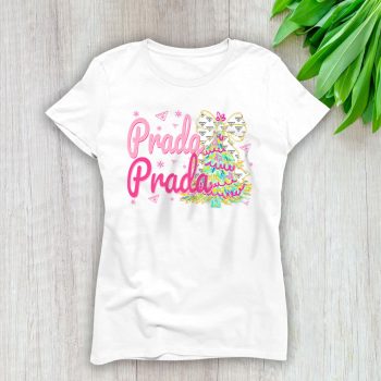 Colorful Glitter Holly Jolly Coquette Christmas Tree Prada Unisex Sweatshirt TAS22001
