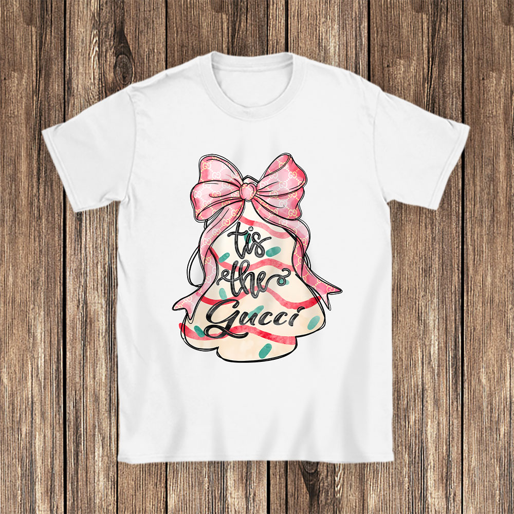 Coquette-Christmas-Tree-Cakes-Gucci-Unisex-T-Shirt-Cotton-Tee-TAT21989-1