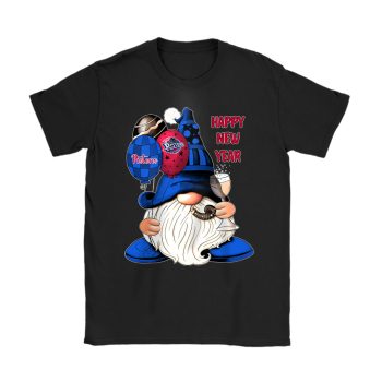 Detroit Pistons Happy New Year NBA Gift For Fan Cute Gnomes Unisex T-Shirt Cotton Tee TAT22556