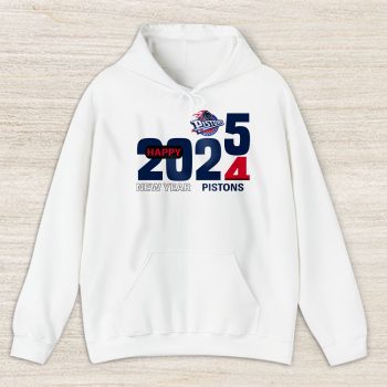 Detroit Pistons Happy New Year NBA Gift For Fan Hello 2025 Unisex Hoodie TAH22551