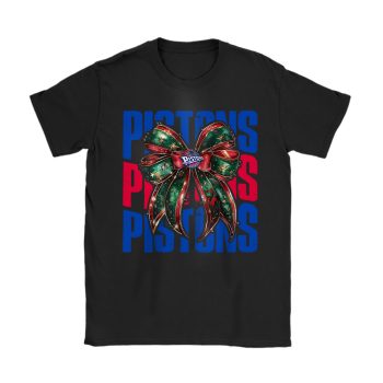 Detroit Pistons Merry Christmas NBA Gift For Fan Christmas Funny Unisex T-Shirt Cotton Tee TAT23216