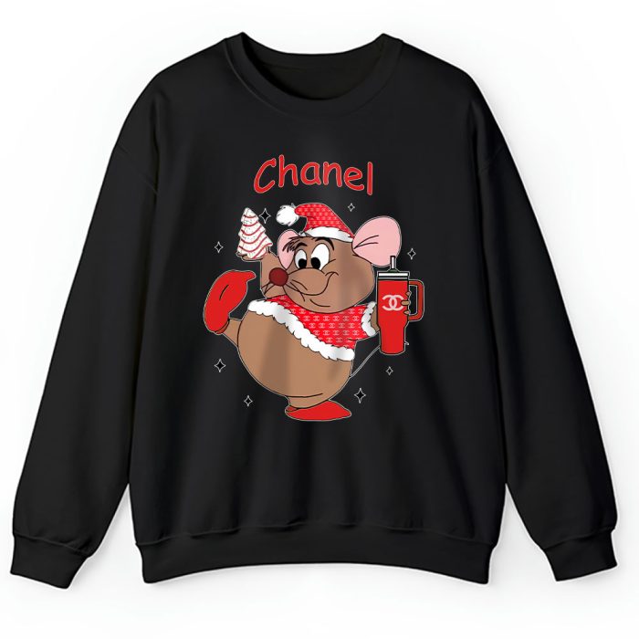 Disney Cute Gus Looking Like A Snack Christmas Chanel Unisex Sweatshirt TAS22038