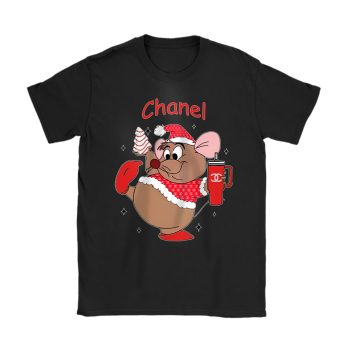 Disney Cute Gus Looking Like A Snack Christmas Chanel Unisex T-Shirt Cotton Tee TAT22038