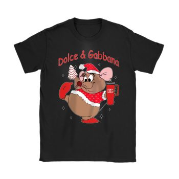 Disney Cute Gus Looking Like A Snack Christmas Dolce & Gabbana Unisex T-Shirt Cotton Tee TAT22039