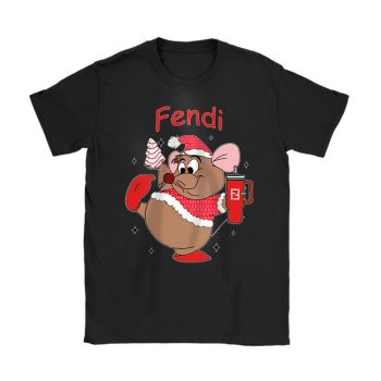Disney Cute Gus Looking Like A Snack Christmas Fendi Unisex T-Shirt Cotton Tee TAT22041