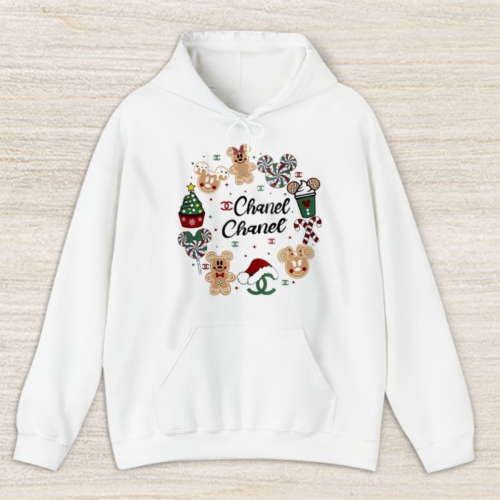 Disney Tis The Season Christmas Mickey And Minnie Chanel Unisex Hoodie TAH22050