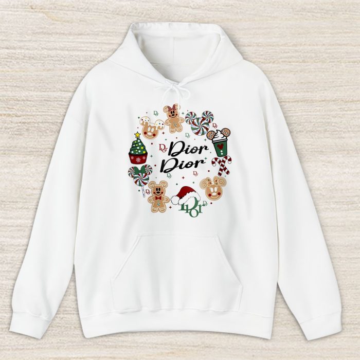 Disney Tis The Season Christmas Mickey And Minnie Dior Unisex Hoodie TAH22052