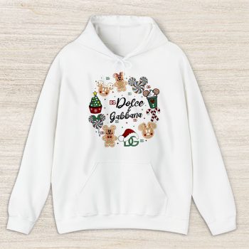Disney Tis The Season Christmas Mickey And Minnie Dolce & Gabbana Unisex Hoodie TAH22051