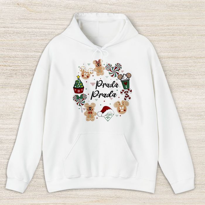 Disney Tis The Season Christmas Mickey And Minnie Prada Unisex Hoodie TAH22058