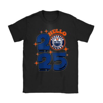 Edmonton Oilers Happy New Year NHL Gift For Fan Unisex T-Shirt Cotton Tee TAT22586