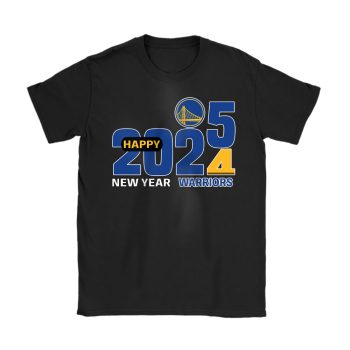 Golden State Warriors Happy New Year NBA Gift For Fan Hello 2025 Unisex T-Shirt Cotton Tee TAT22609