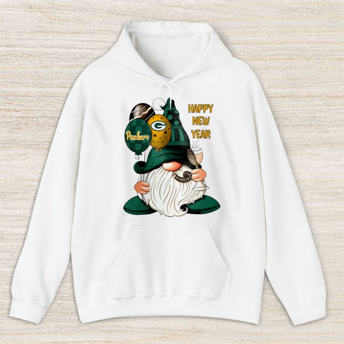 Green Bay Packers Happy New Year NFL Gift For Fan Cute Gnomes Unisex Hoodie TAH22607