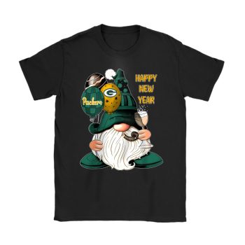 Green Bay Packers Happy New Year NFL Gift For Fan Cute Gnomes Unisex T-Shirt Cotton Tee TAT22607