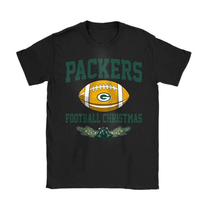 Green Bay Packers Merry Christmas NFL Gift For Fan Baseball Christmas Unisex T-Shirt Cotton Tee TAT23220