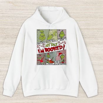 Grinch My Day Im Booked The Grinch Christmas Chanel Unisex Hoodie TAH22065