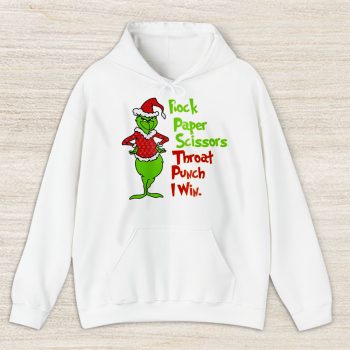 Grinch Santa Rock Paper Scissors Chanel Unisex Hoodie TAH22075
