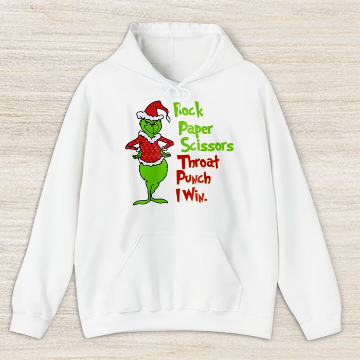 Grinch Santa Rock Paper Scissors Chanel Unisex Hoodie TAH22075