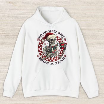 Ho Ho Holy Shit What A Year Christmas Fendi Unisex Hoodie TAH22094
