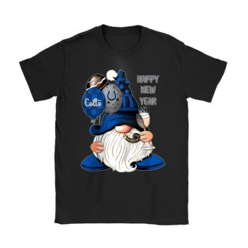 Indianapolis Colts Happy New Year NFL Gift For Fan Cute Gnomes Unisex T-Shirt Cotton Tee TAT22651