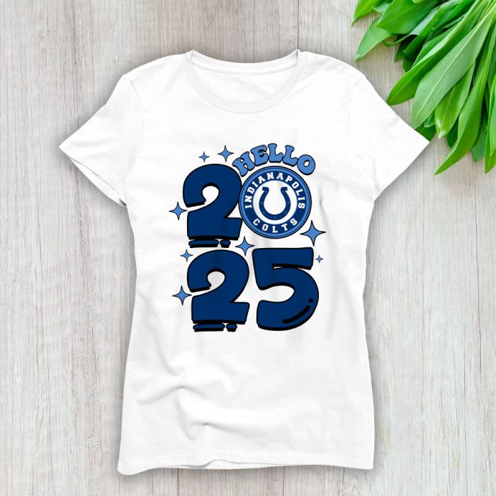 Indianapolis Colts Happy New Year NFL Gift For Fan Hello 2025 Unisex Sweatshirt TAS22644