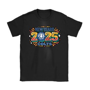 Indianapolis Colts Happy New Year NFL Gift For Fan Unisex T-Shirt Cotton Tee TAT22649