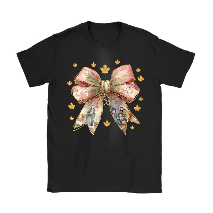 Jesus Christmas Coquette Bow Dsquared2 Unisex T-Shirt Cotton Tee TAT22101