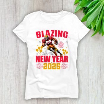 Kansas City Chiefs Blazing New Year NFL Gift For Fan Hello 2025 Unisex Sweatshirt TAS22685