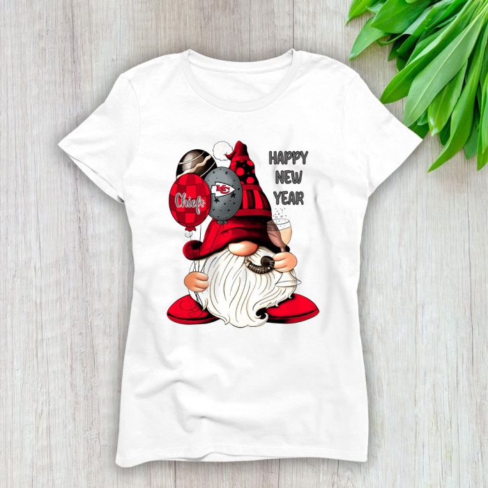 Kansas City Chiefs Happy New Year NFL Gift For Fan Cute Gnomes Unisex Sweatshirt TAS22684