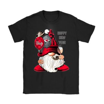 Kansas City Chiefs Happy New Year NFL Gift For Fan Cute Gnomes Unisex T-Shirt Cotton Tee TAT22684