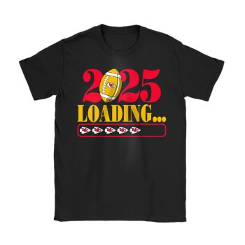 Kansas City Chiefs Happy New Year NFL Loading 2025 Gift For Fan Unisex T-Shirt Cotton Tee TAT22681