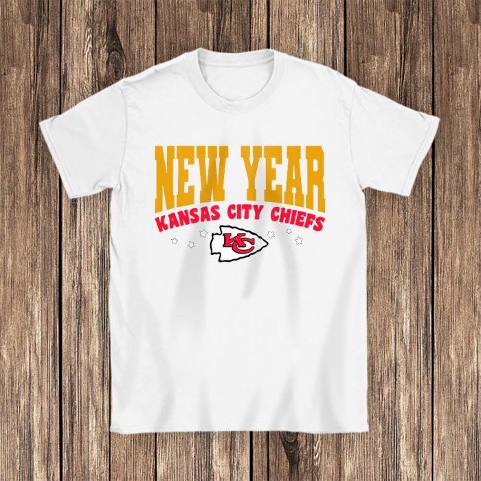 Kansas City Chiefs Happy New Years NFL Gift For Fan Unisex T-Shirt Cotton Tee TAT22680