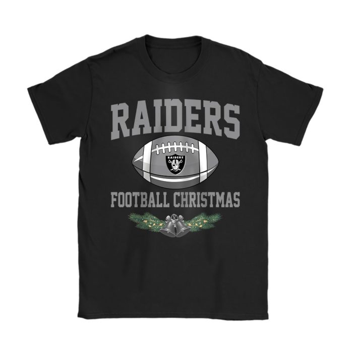 Las Vegas Raiders Merry Christmas NFL Gift For Fan Baseball Christmas Unisex T-Shirt Cotton Tee TAT23236