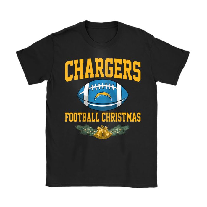 Los Angeles Chargers Merry Christmas NFL Gift For Fan Baseball Christmas Unisex T-Shirt Cotton Tee TAT23231