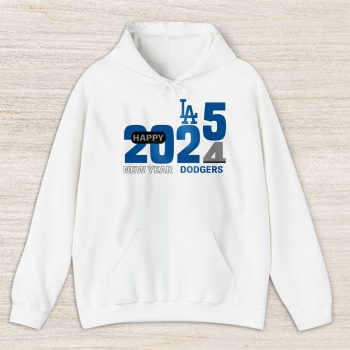 Los Angeles Dodgers Happy New Year MLB Gift For Fan Hello 2025 Unisex Hoodie TAH22717
