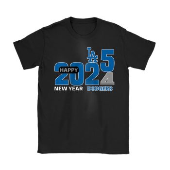 Los Angeles Dodgers Happy New Year MLB Gift For Fan Hello 2025 Unisex T-Shirt Cotton Tee TAT22717