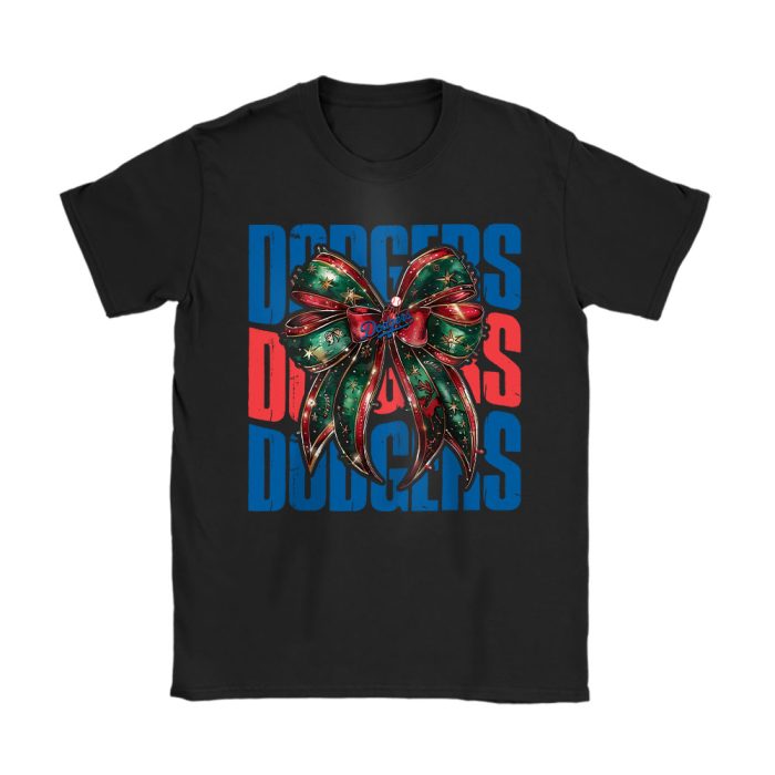 Los Angeles Dodgers Merry Christmas MLB Gift For Fan Christmas Funny Unisex T-Shirt Cotton Tee TAT23233