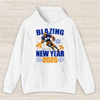 Los Angeles Rams Blazing New Year NFL Gift For Fan Hello 2025 Unisex Hoodie TAH22746