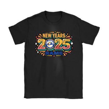 Los Angeles Rams Happy New Year NFL Gift For Fan Unisex T-Shirt Cotton Tee TAT22743