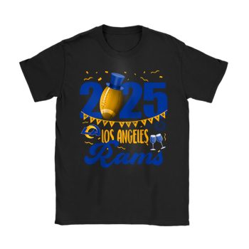 Los Angeles Rams Happy New Year NFL Gift For Fan Unisex T-Shirt Cotton Tee TAT22744
