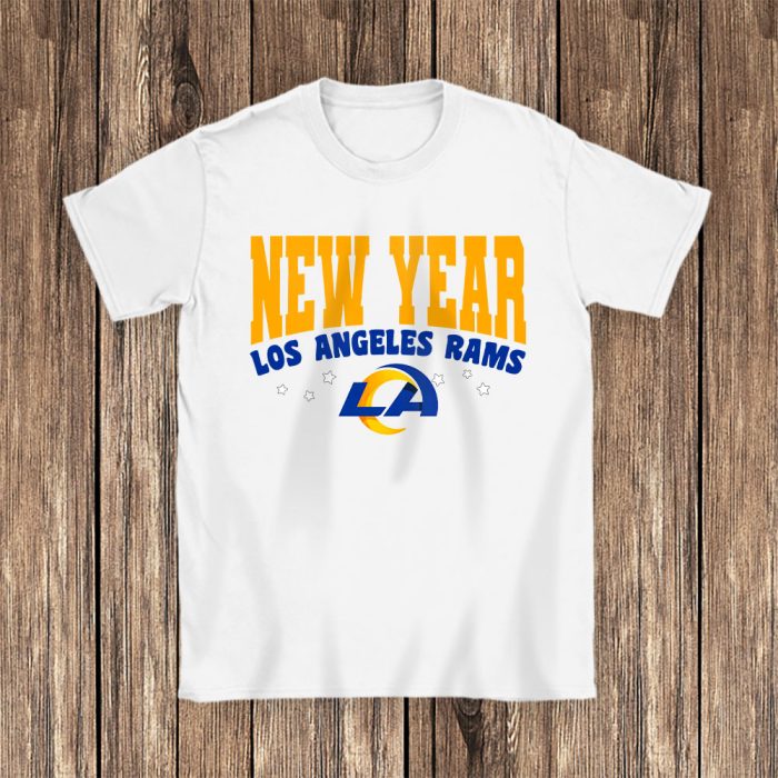 Los Angeles Rams Happy New Years NFL Gift For Fan Unisex T-Shirt Cotton Tee TAT22741