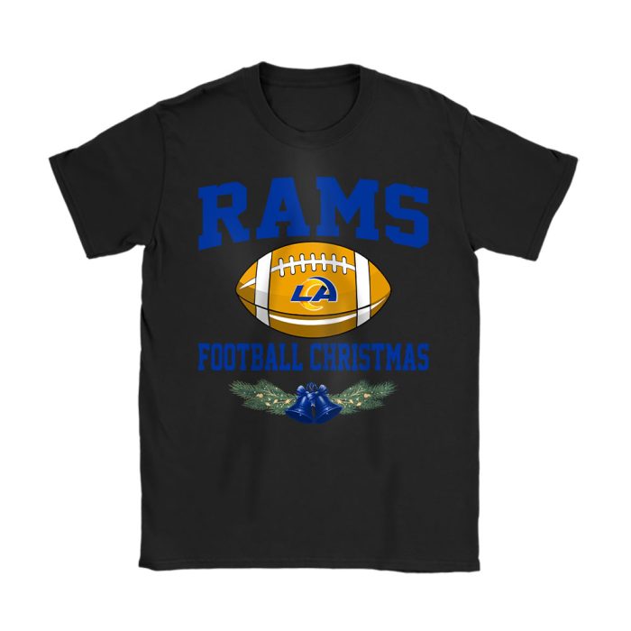 Los Angeles Rams Merry Christmas NFL Gift For Fan Baseball Christmas Unisex T-Shirt Cotton Tee TAT23235