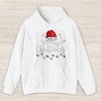 Merry Christmas Lights Red Santa Hat Xmas Dior Unisex Hoodie TAH22116