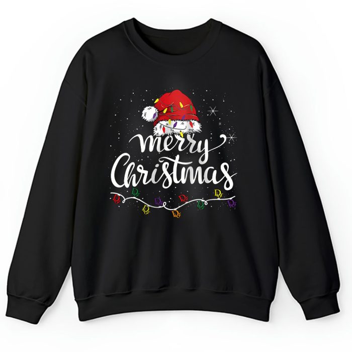Merry Christmas Lights Red Santa Hat Xmas Dior Unisex Sweatshirt TAS22116