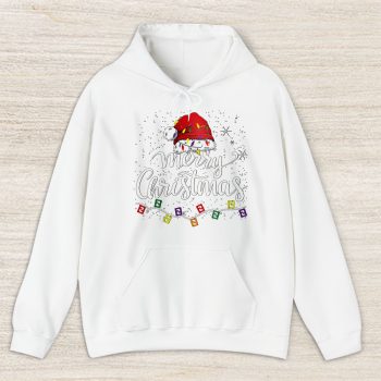 Merry Christmas Lights Red Santa Hat Xmas Fendi Unisex Hoodie TAH22117