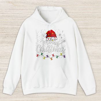 Merry Christmas Lights Red Santa Hat Xmas Louis Vuitton Unisex Hoodie TAH22120