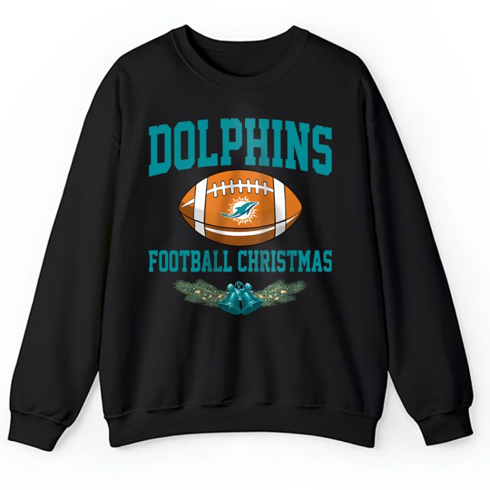Miami Dolphins Merry Christmas NFL Gift For Fan Baseball Christmas Unisex Sweatshirt TAS23238