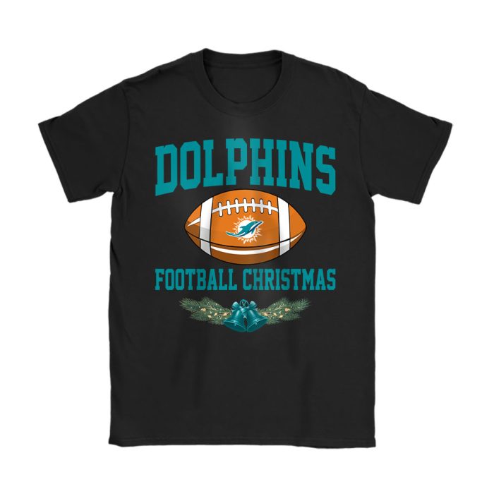 Miami Dolphins Merry Christmas NFL Gift For Fan Baseball Christmas Unisex T-Shirt Cotton Tee TAT23238