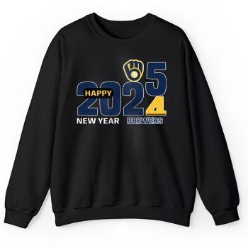 Milwaukee Brewers Happy New Year MLB Gift For Fan Hello 2025 Unisex Sweatshirt TAS22806